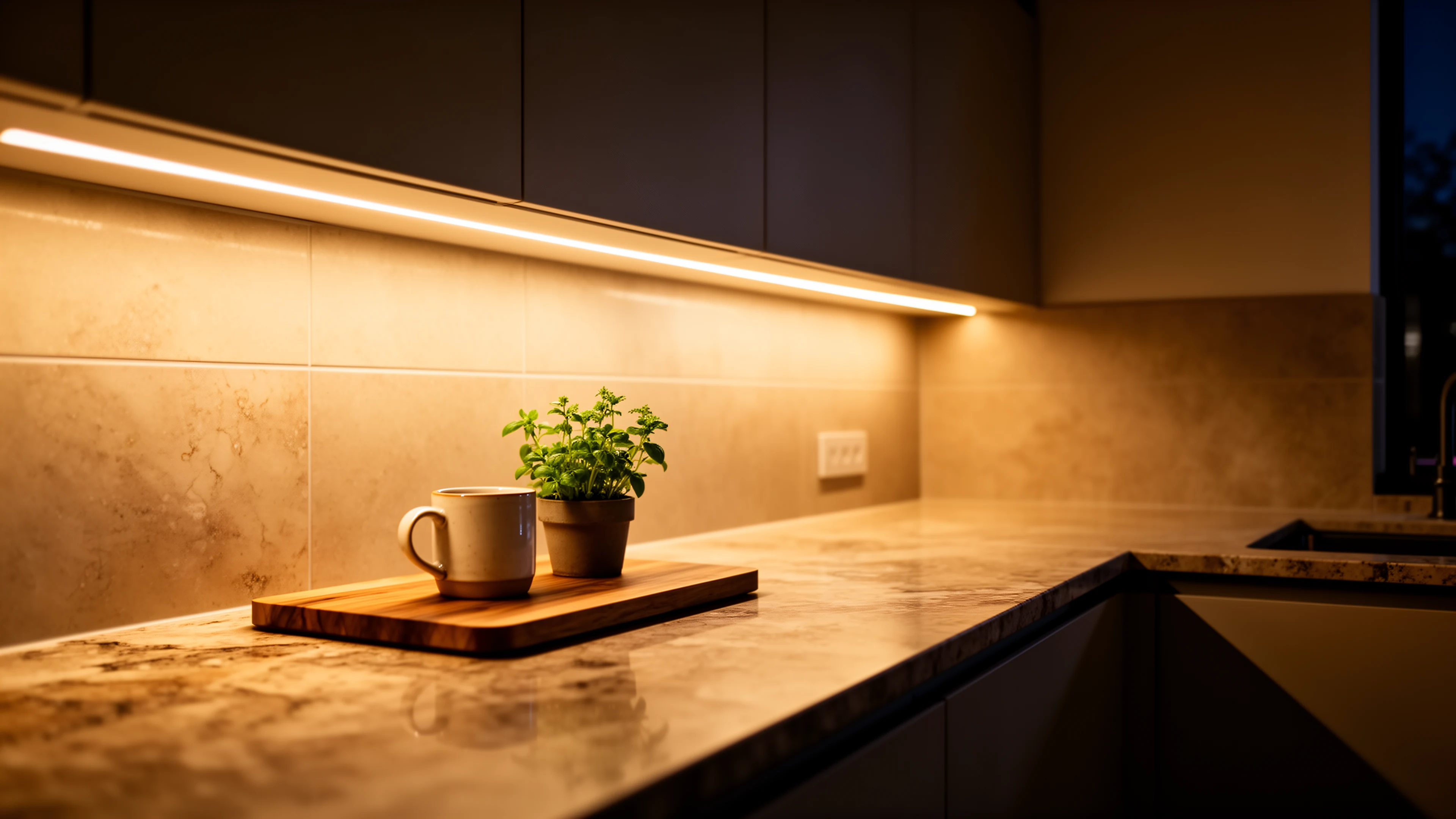 Warm multi-zone home lighting driven by a QuinLED An-Penta-Deca 15-channel analog LED controller